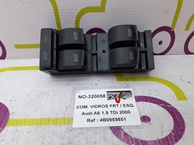 Comando de Vidros Frt / Esq Audi A6 2.5 TDi 150 Cv de 2000 - Ref OEM :  4B0959851